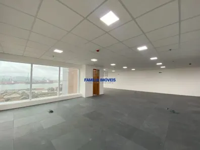 Sala Comercial para alugar, 154m² no Centro, Santos