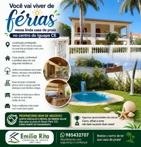 Sobrado com 3 Quartos à venda, 490m² no Jacaúna, Aquiraz
