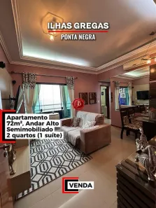 Apartamento com 2 Quartos à venda, 72m² no Ponta Negra, Manaus