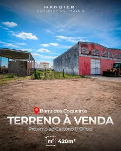 Lote/Terreno à venda, 420m² no Atalaia Nova, Barra dos Coqueiros