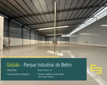 Galpão/Depósito/Armazém para alugar, 2512m² no Parque Industrial de Betim, Betim