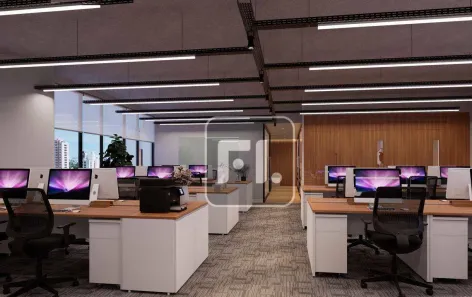 Sala Comercial para alugar, 204m² no Cidade Monções, São Paulo