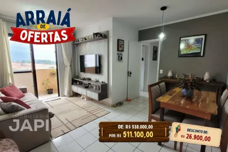 Apartamento com 3 Quartos à venda, 75m² no Parque Residencial Eloy Chaves, Jundiaí
