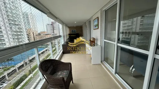 Apartamento com 3 Quartos para alugar, 124m² no Enseada, Guarujá