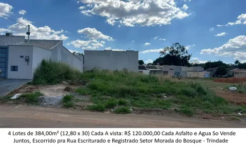 Lote/Terreno à venda, 384m² no Setor Morada do Bosque, Trindade