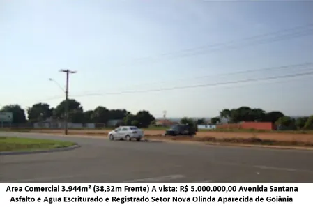 Lote/Terreno à venda, 3944m² no Nova Olinda - 1º Complemento, Aparecida de Goiânia