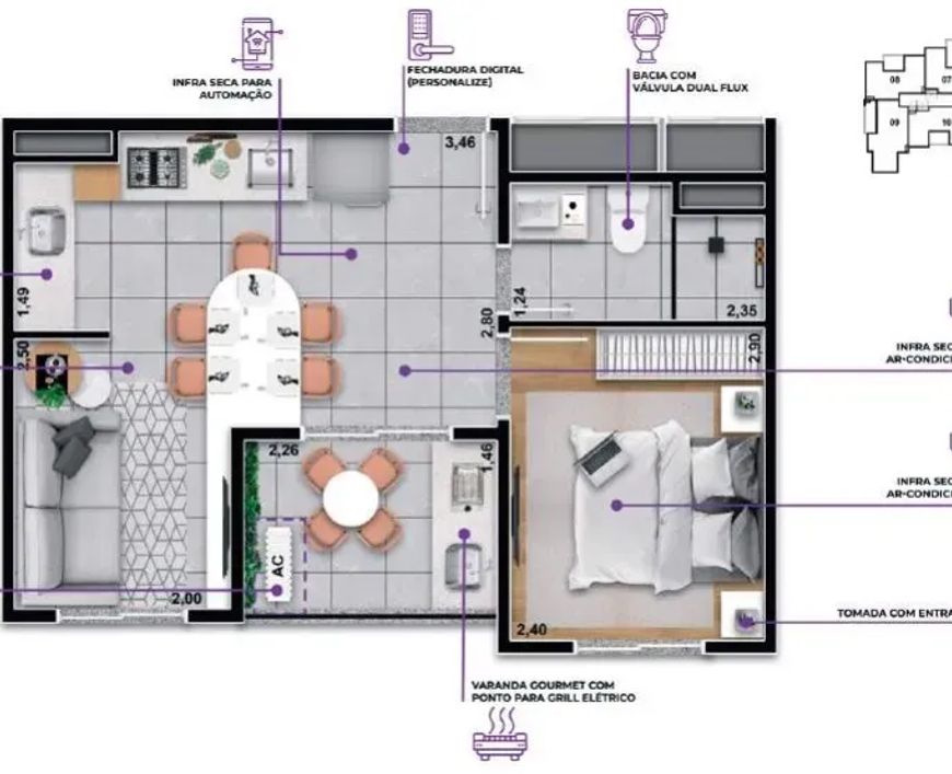 YEES TATUAPE - APARTAMENTOS no Vila Azevedo, São Paulo