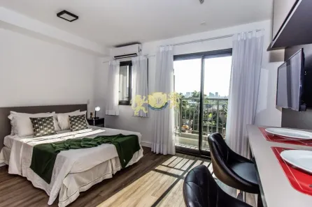 Flat com 1 Quarto à venda, 25m² no Indianópolis, São Paulo