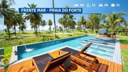 Casa de Condomínio com 8 Quartos à venda, 800m² no Praia do Forte, Mata de São João