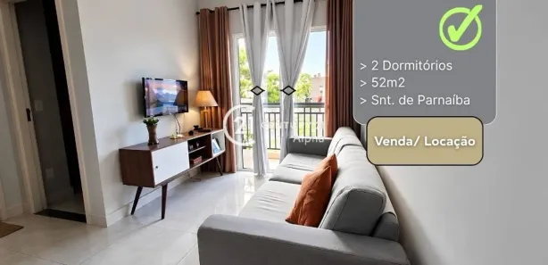 Apartamento com 2 Quartos para alugar, 52m² no Jardim Professor Benoá, Santana de Parnaíba