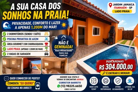 Casa com 2 Quartos à venda, 62m² no , Itanhaém