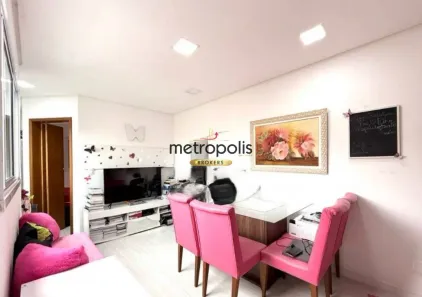 Apartamento com 2 Quartos à venda, 76m² no Jardim Las Vegas, Santo André