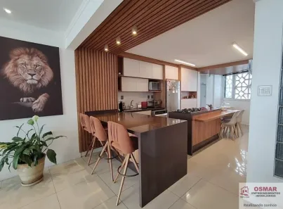 Apartamento com 3 Quartos para venda ou aluguel, 175m² no José Menino, Santos