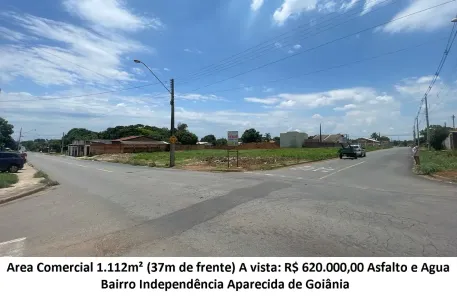 Lote/Terreno à venda, 1112m² no Independência - 2º Complemento, Aparecida de Goiânia
