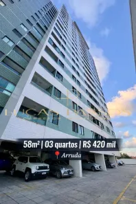 Apartamento com 3 Quartos à venda, 58m² no Ponto de Parada, Recife