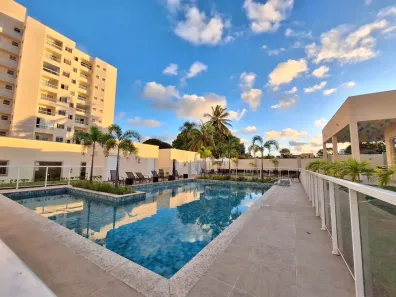 Apartamento com 2 Quartos para alugar, 64m² no Buraquinho, Lauro de Freitas