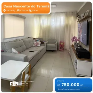 Casa de Condomínio com 3 Quartos à venda, 100m² no Tarumã-Açu, Manaus