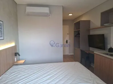 Apartamento com 1 Quarto para alugar, 24m² no Santo Amaro, São Paulo