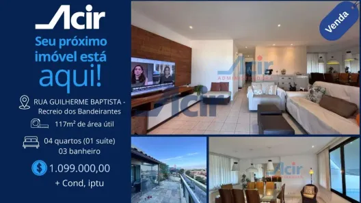 Cobertura com 4 Quartos à venda, 116m² no Recreio dos Bandeirantes, Rio de Janeiro