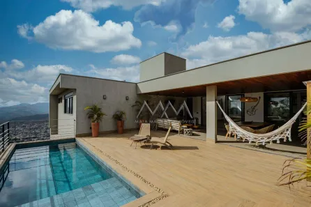 Casa de Condomínio com 4 Quartos à venda, 448m² no Quintas do Sol, Nova Lima