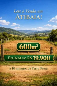 Lote/Terreno à venda, 600m² no Centro, Atibaia