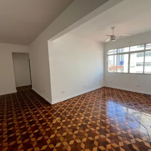 Apartamento com 3 Quartos para alugar, 78m² no Embaré, Santos