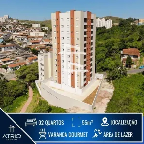Apartamento com 2 Quartos à venda, 55m² no Vila Togni, Poços de Caldas
