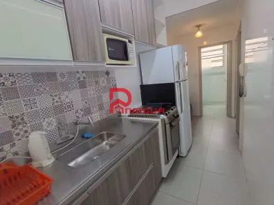 Apartamento com 1 Quarto para alugar, 34m² no Canto do Forte, Praia Grande
