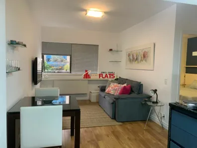 Flat com 1 Quarto para alugar, 40m² no Jardim Paulista, São Paulo