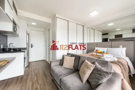 Flat com 1 Quarto para alugar, 26m² no Indianópolis, São Paulo