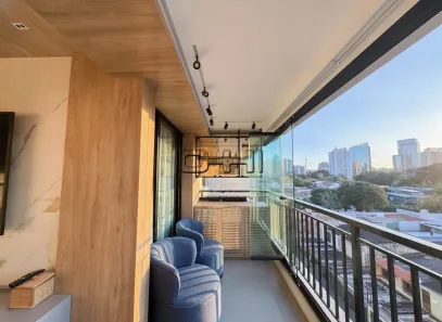 Apartamento com 2 Quartos para alugar, 64m² no Vila Cordeiro, São Paulo