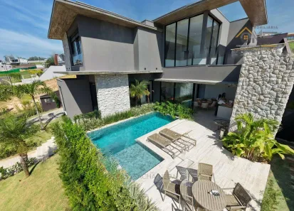 Casa de Condomínio com 5 Quartos à venda, 456m² no Jardim Santa Rita, Indaiatuba