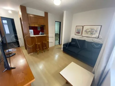 Flat com 1 Quarto para alugar, 42m² no Cerqueira César, São Paulo