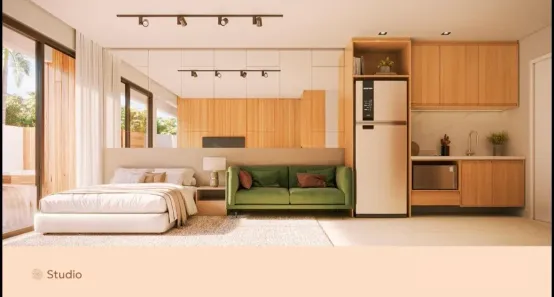 Apartamento com 1 Quarto à venda, 20m² no Porto de Galinhas, Ipojuca