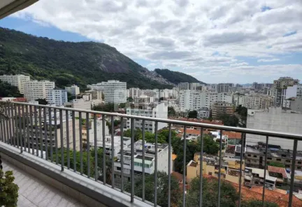 Apartamento com 3 Quartos para alugar, 120m² no Humaitá, Rio de Janeiro