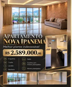 Apartamento com 4 Quartos à venda, 204m² no Barra da Tijuca, Rio de Janeiro