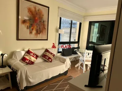 Flat com 1 Quarto para alugar, 42m² no Jardim Paulistano, São Paulo