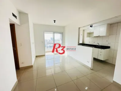 Apartamento com 2 Quartos para alugar, 59m² no Gonzaga, Santos