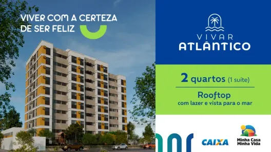 Apartamento com 2 Quartos à venda, 48m² no Jardim Atlântico, Olinda