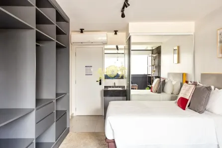 Flat com 1 Quarto para alugar, 30m² no Vila Olímpia, São Paulo