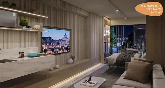 Apartamento com 1 Quarto à venda, 34m² no Centro, Rio de Janeiro