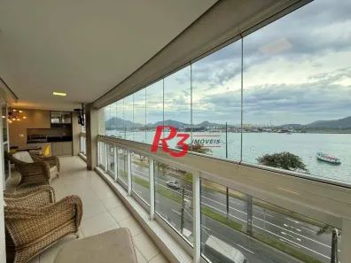 Apartamento com 4 Quartos para alugar, 189m² no Ponta da Praia, Santos