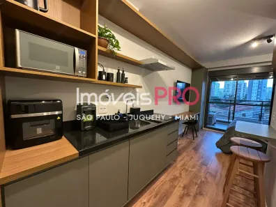 Apartamento com 1 Quarto para venda ou aluguel, 26m² no Jardim das Acácias, São Paulo