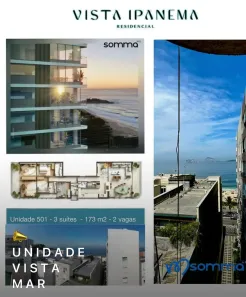 Apartamento com 3 Quartos à venda, 173m² no Ipanema, Rio de Janeiro