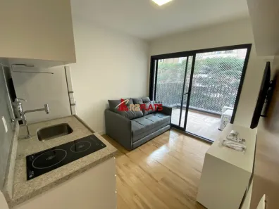 Apartamento com 1 Quarto para alugar, 26m² no Indianópolis, São Paulo