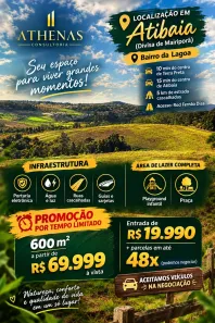 Lote/Terreno à venda, 600m² no Jardim Brasil, Atibaia