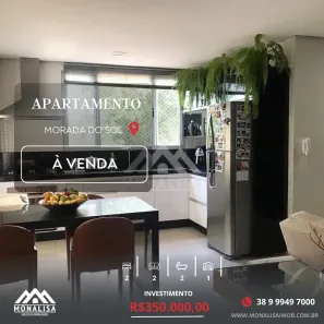 Apartamento com 2 Quartos à venda, 67m² no Morada do Sol, Montes Claros
