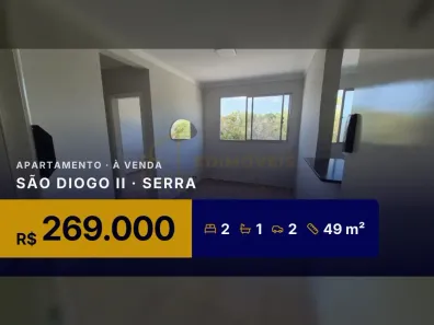Apartamento com 2 Quartos à venda, 49m² no São Diogo II, Serra