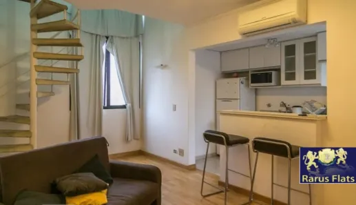 Flat com 1 Quarto para alugar, 43m² no Vila Olímpia, São Paulo