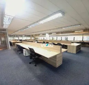 Sala Comercial para alugar, 184m² no Cidade Monções, São Paulo